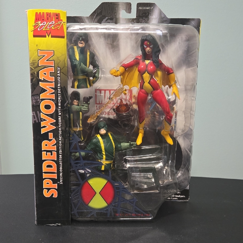Marvel Spider-Woman Action Figure Set - Red, Yellow, Black